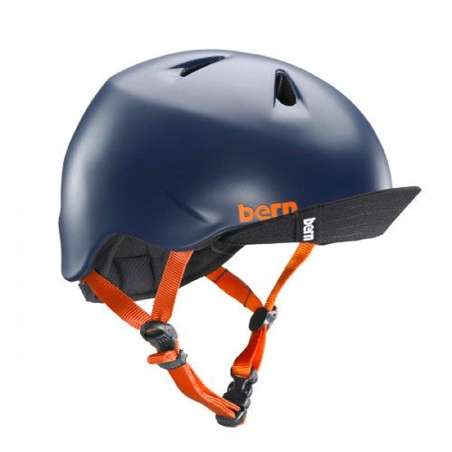 Bern's navy matte bike helmet for kids | Cool Mom Picks