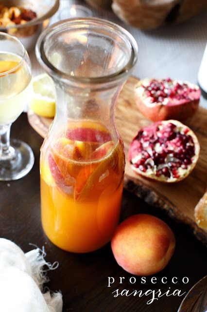 Prosecco Sangria recipe at Julie Blanner