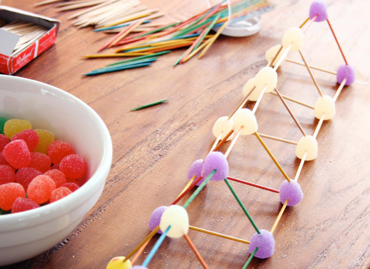 Toothpick Bridges craft for kids at Alphabet Glue | Cool Mom Picks