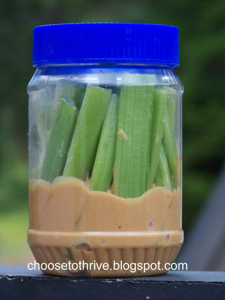 Vacation snack recipes: Peanut Butter and Celery at Thrive