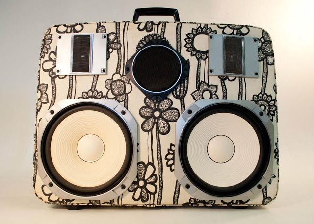 Case of Bass custom built speaker from vintage case 
