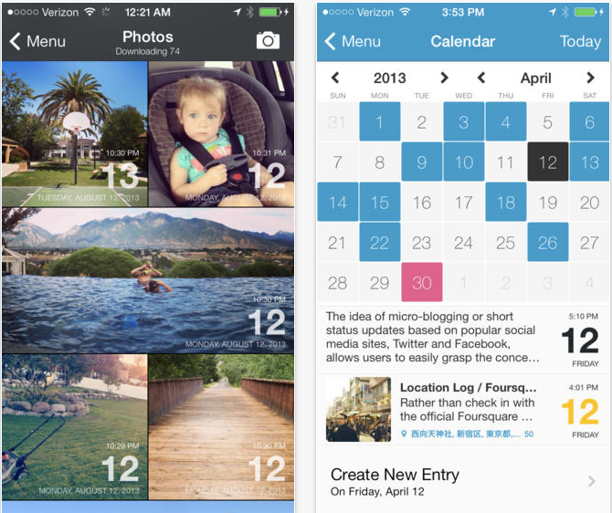 Best journaling app for new parents: DayOne