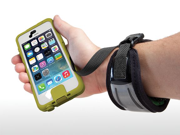 Best tech gear for camping and hiking: Lifedge protective smartphone case and Float wrist strap