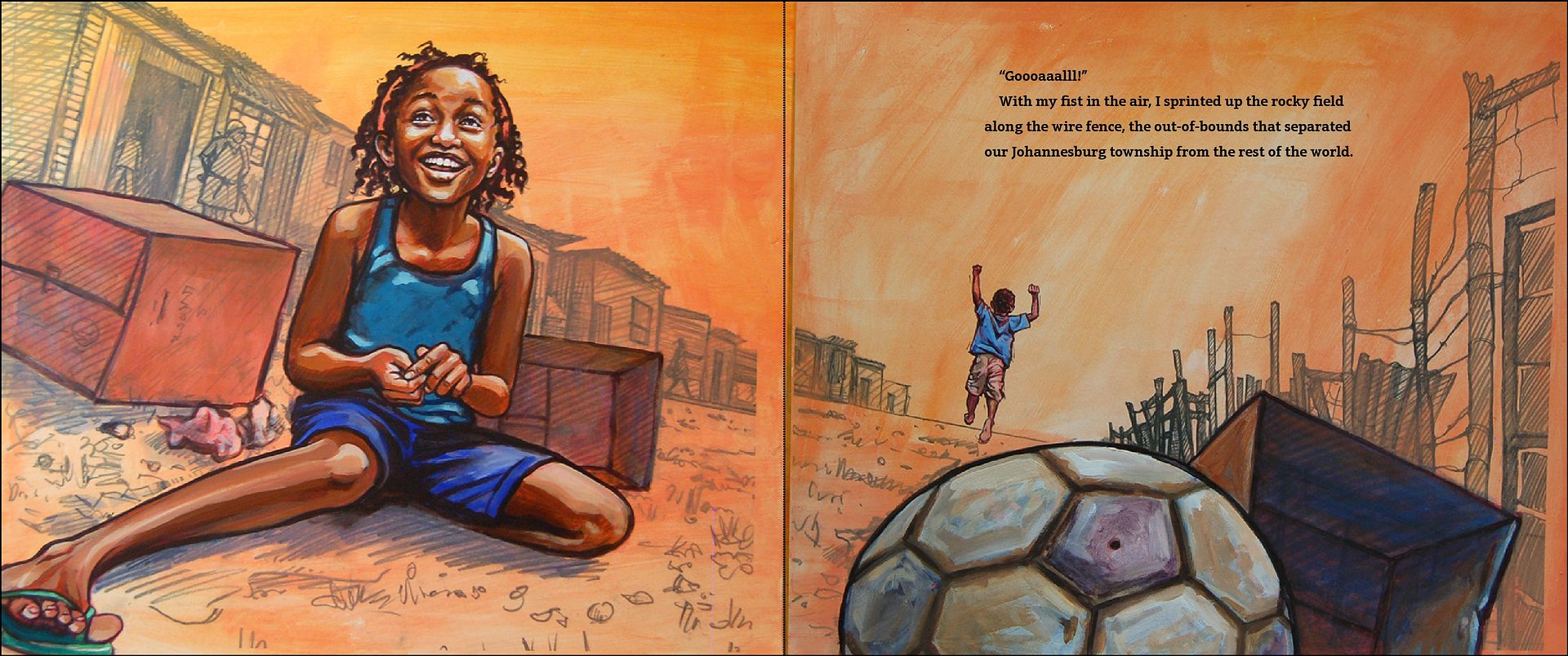 The Soccer Fence soccer book for kids by Phil Bildner on Cool Mom Picks