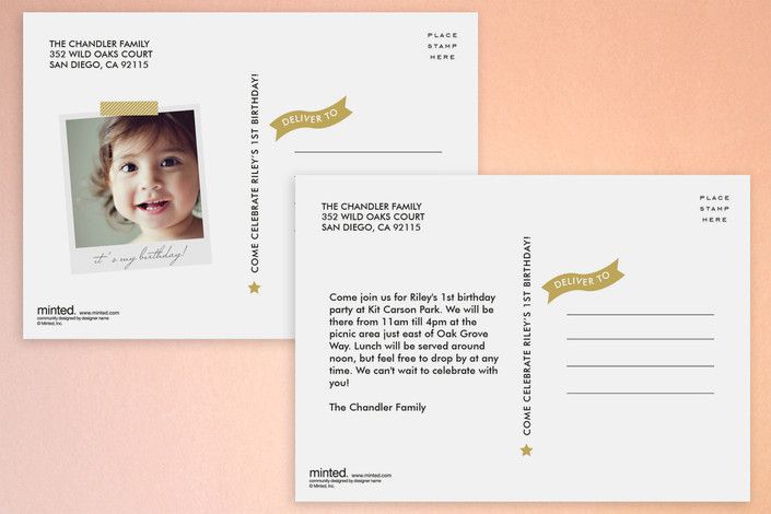 Confetti Pop! Children's Birthday Party Postcards by Oma N. Ramkhelawan at Minted | Cool Mom Picks