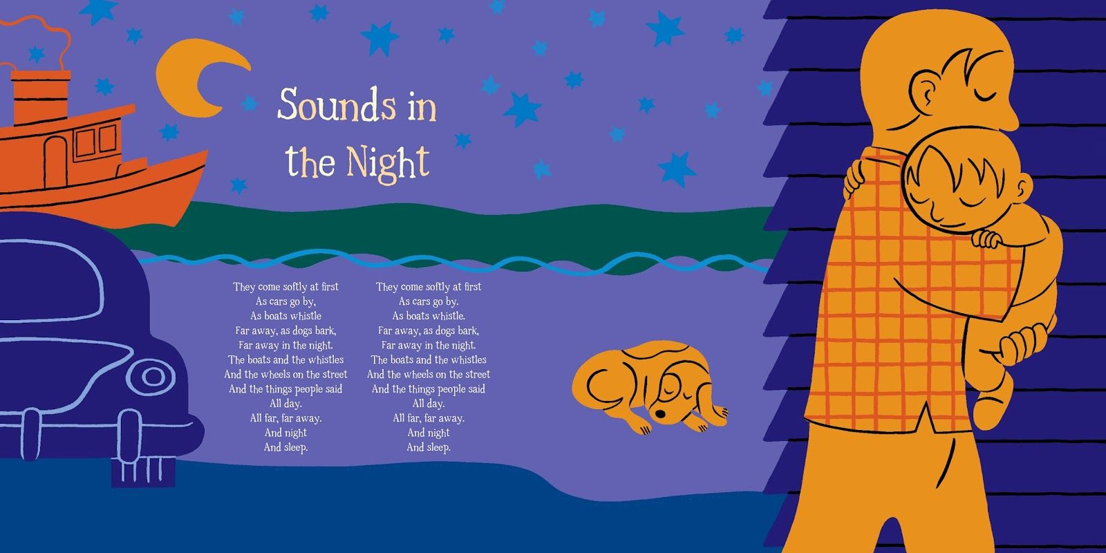Goodnight Songs by Margaret Wise Brown - Dan Yaccarino illustration | Cool Mom Picks