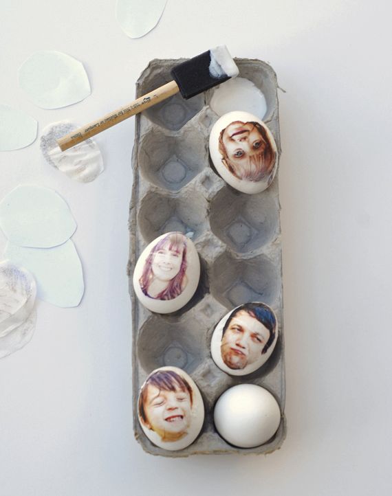 Easter egg with family pictures by A Subtle Revelry | Cool Mom Picks