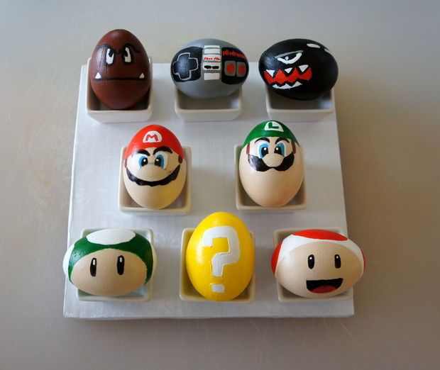 Mario-inspired Easter Eggs Decorating Ideas at Instructables | Cool Mom Picks