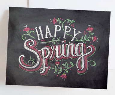 Happy Spring card by Lily & Val | Cool Mom Picks