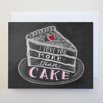 Love You More Than Cake card by Lily & Val | Cool Mom Picks