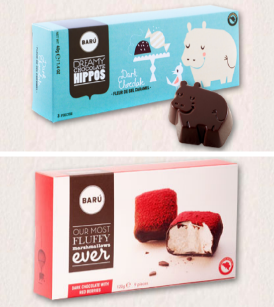 Baru Chocolate Hippos and Red Berry Marshmallows Gourmet Easter Treats | Cool Mom Picks