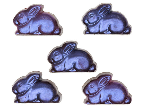 Alma Purple Chocolate Rabbits Gourmet Easter Treats at Mouth | Cool Mom Picks