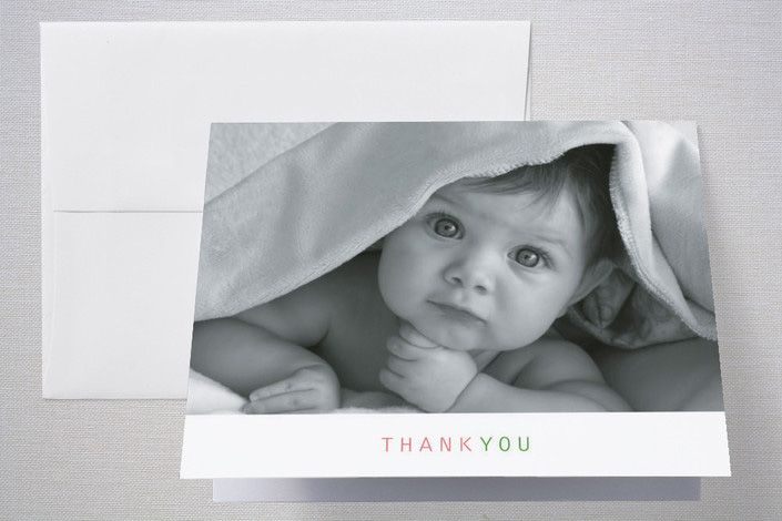 Kids’ Stationery and Thank You Cards at Minted - Photo Birth Announcements Thank You Cards| Cool Mom Picks