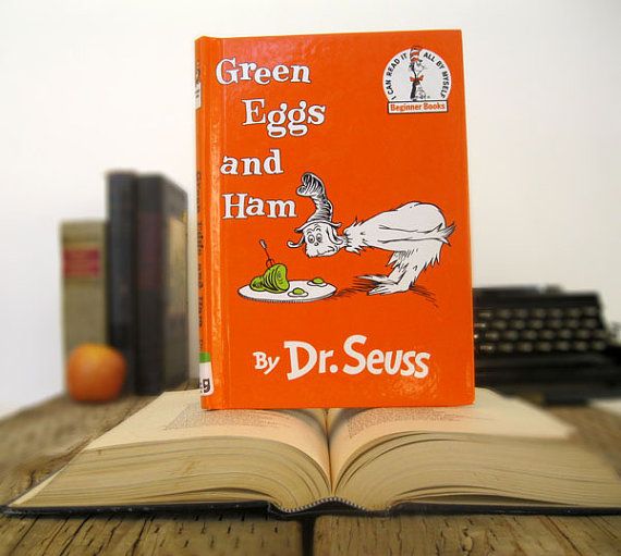 eReader cover that look like books: Green Eggs and Ham at Chick-Lit Designs