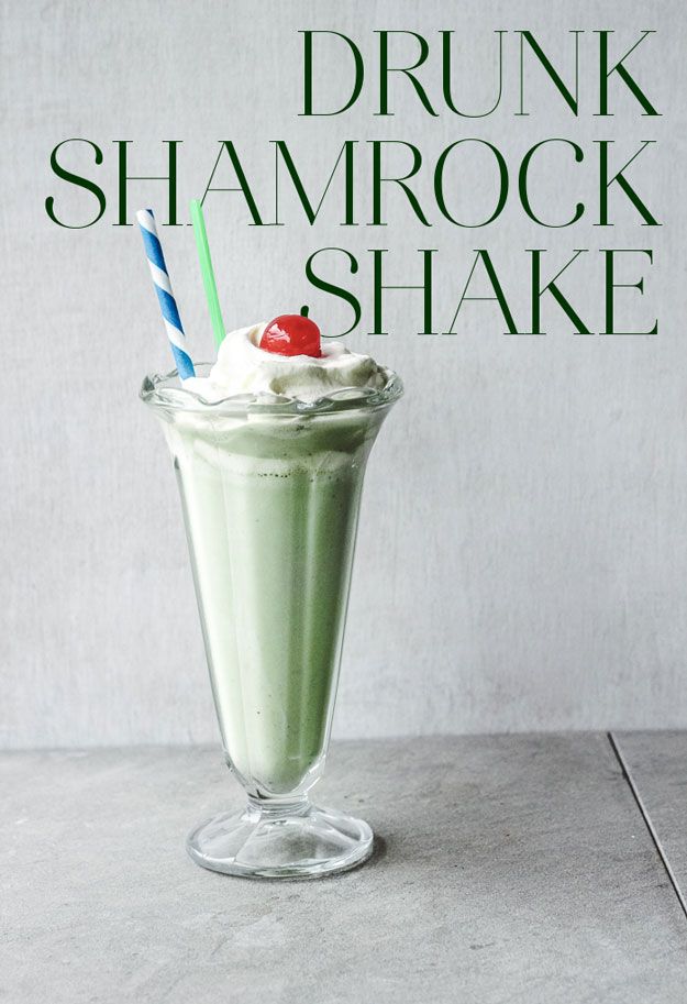 Boozy Shamrock Shake recipe at BuzzFeed | Cool Mom Picks