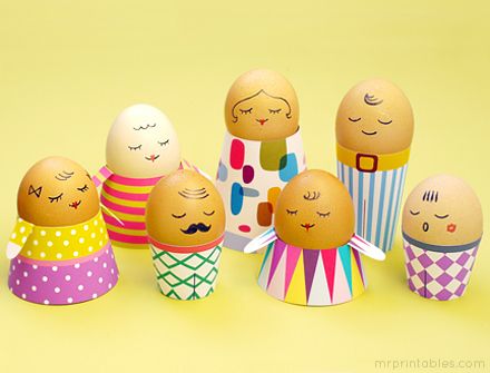 Mr. Printables Egg Family on Cool Mom Picks