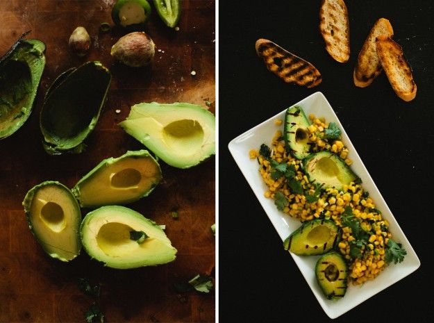 Easy spring recipes: Grilled Avocado Salad at Not Without Salt | Cool Mom Picks