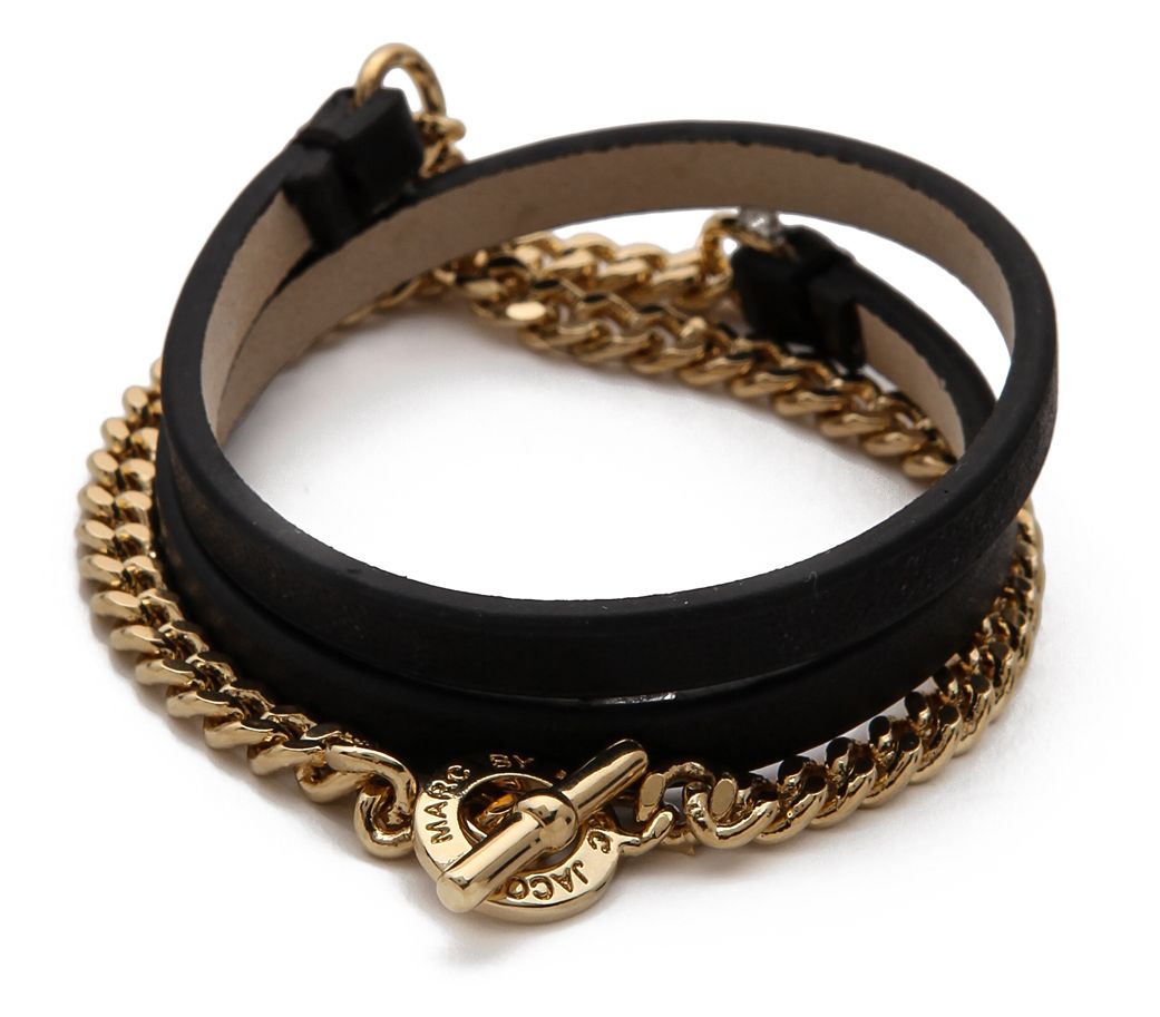 Leather wrap bracelet: Marc Jacobs at Shop Bop