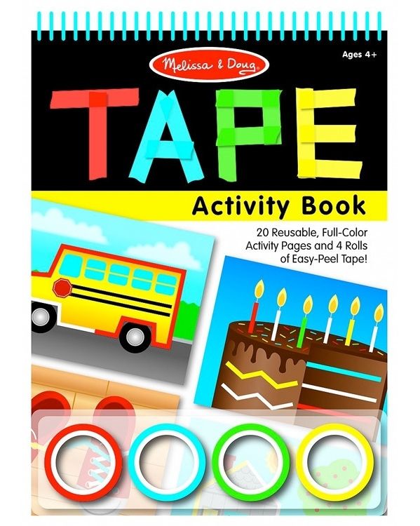 Travel toys for kids: Melissa and Doug Tape Activity Book