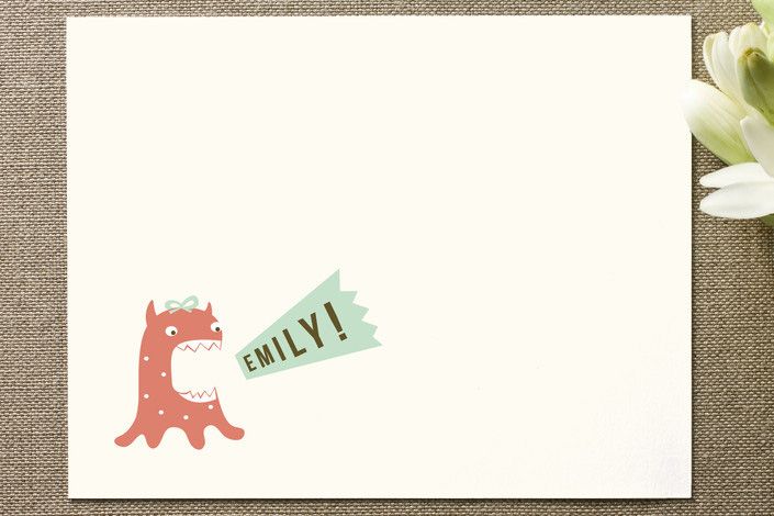 Kids’ Stationery and Thank You Cards at Minted - Emily! Children's Personalized Stationery | Cool Mom Picks