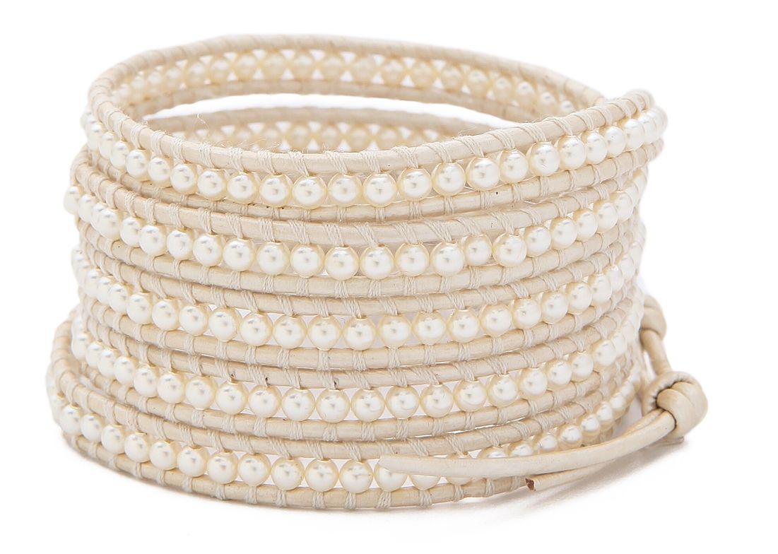 Leather wrap bracelet: Chan Luu at Shop Bop