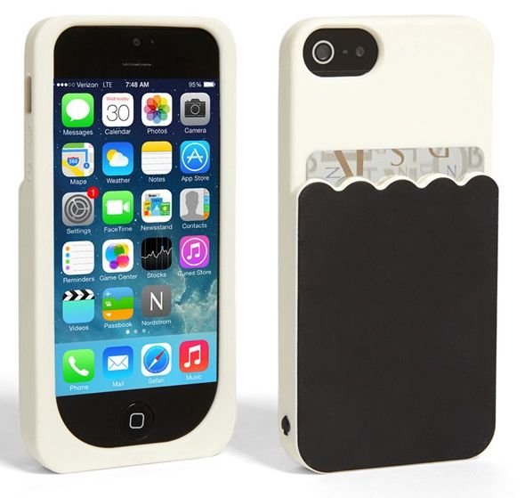 Black and white smartphone cases: Kate Spade wallet case | cool mom tech