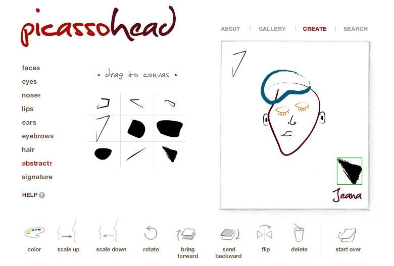 Picassohead art website for kids | Cool Mom Tech