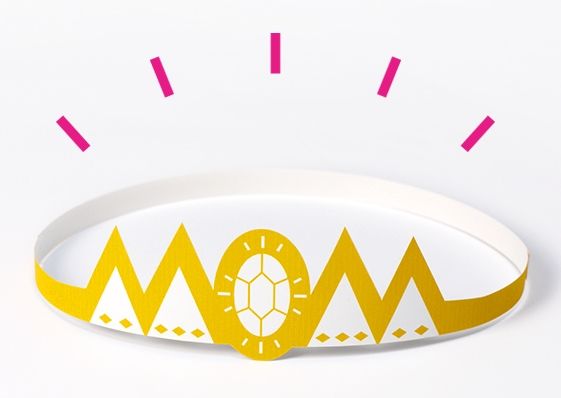 Free printable Mother's Day crown at Mr. Printables in 3 colors