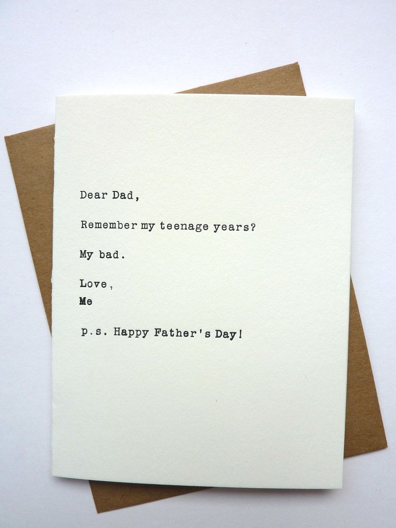 Funny Father's Day Cards: Teenage Years Father's Day Card | Cool Mom Picks