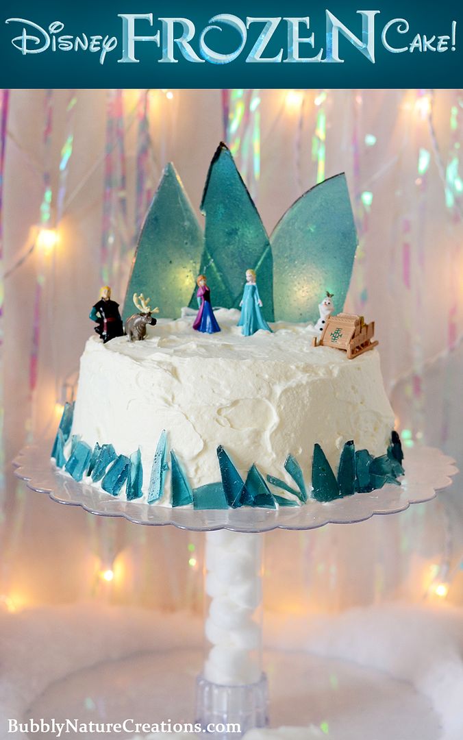 Frozen movie party recipe ideas at Cool Mom Picks: ice cream cake at Bubbly Nature Creation