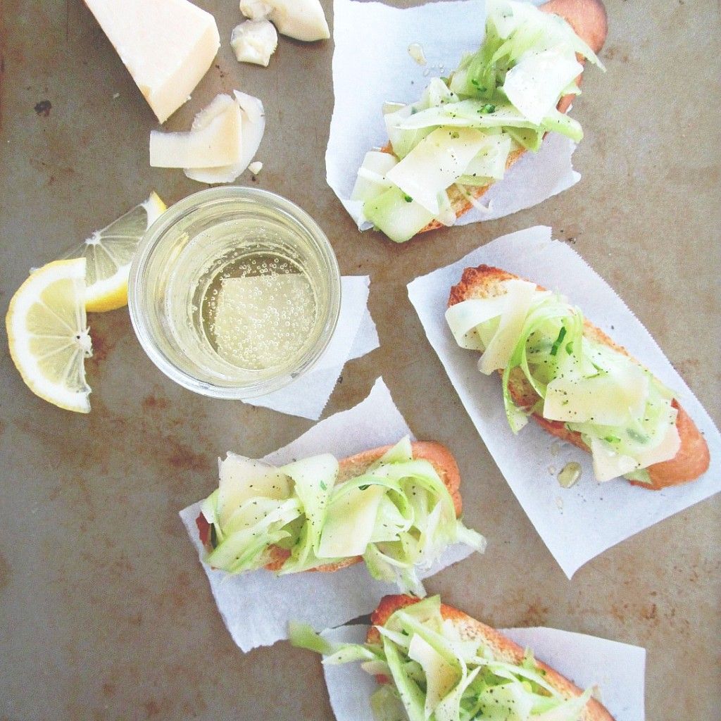 Easy Mother's Day recipes - Broccoli Parmesan Crostini from Where the Cookies Are