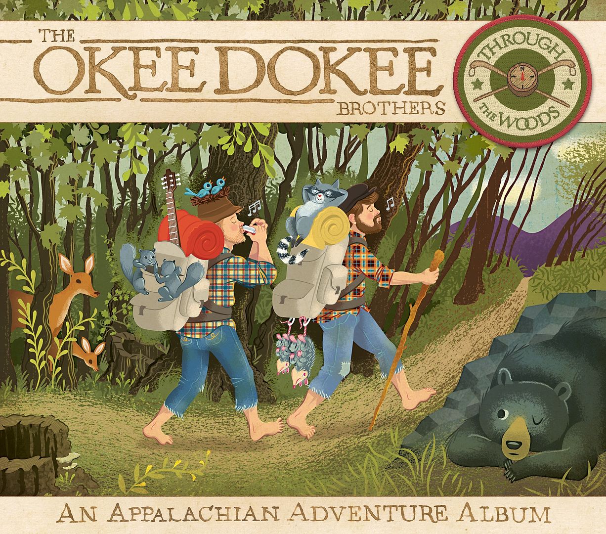 Okee Dokee Brothers' Through the Woods kids album | Cool Mom Picks