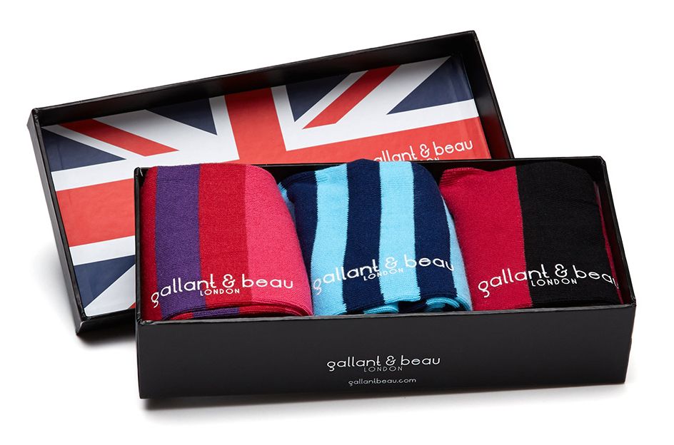 Gifts for the stylish dad: Gallant and Beau printed sock set