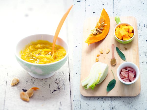 Homemade baby food recipes via Tartine Gourmande