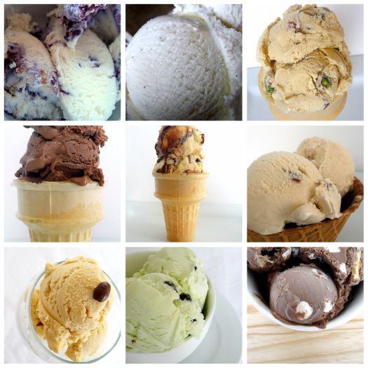 Homemade ice cream recipes without a machine at Brown Eyed Baker