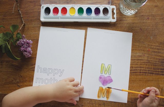 Mother's Day free printable card by Dandee Designs