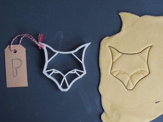 Origami fox cookie cutter - Printmeneer | Cool Mom Picks