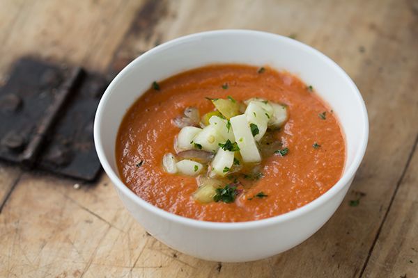 Gazpacho recipes: roasted tomato gazpacho