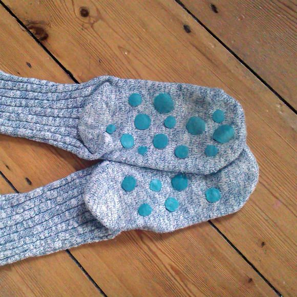 11 Cool sugru ideas: make non-skid socks 