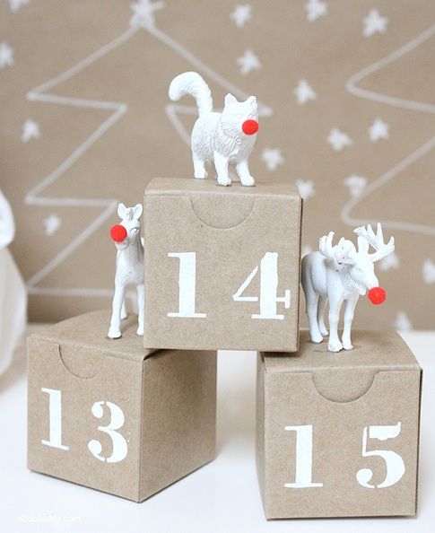 A Bubbly Life's DIY Advent Calendar animals