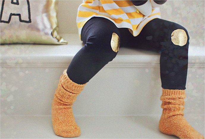Cute kids' clothes: Stone leggings for girls from Ebabee
