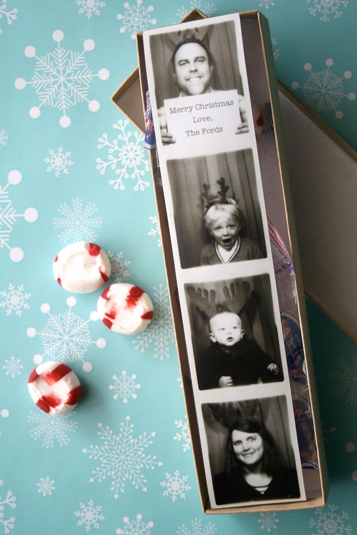 Creative holiday photo cards: Photo booth style by Simply Radiant