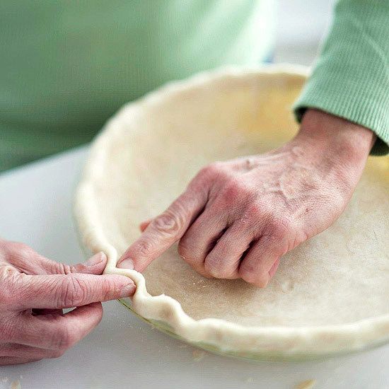 How to make homemade pie: How to crimp a pie crust | Better Homes and Gardens