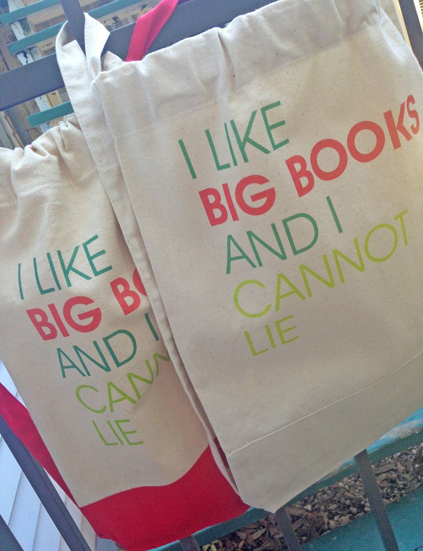 I Like Big Books And I Cannot Lie reusable shopping bag at She Sells Fairhope tsy Shop