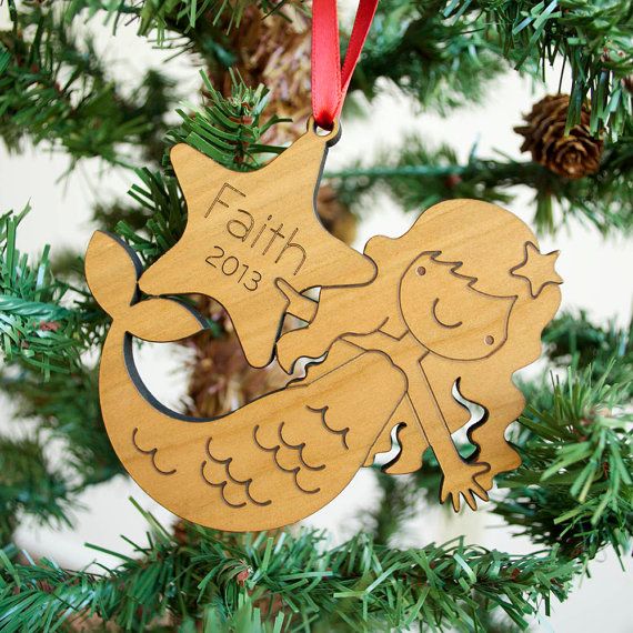 Handmade personalized wooden ornaments from traditional to modern
