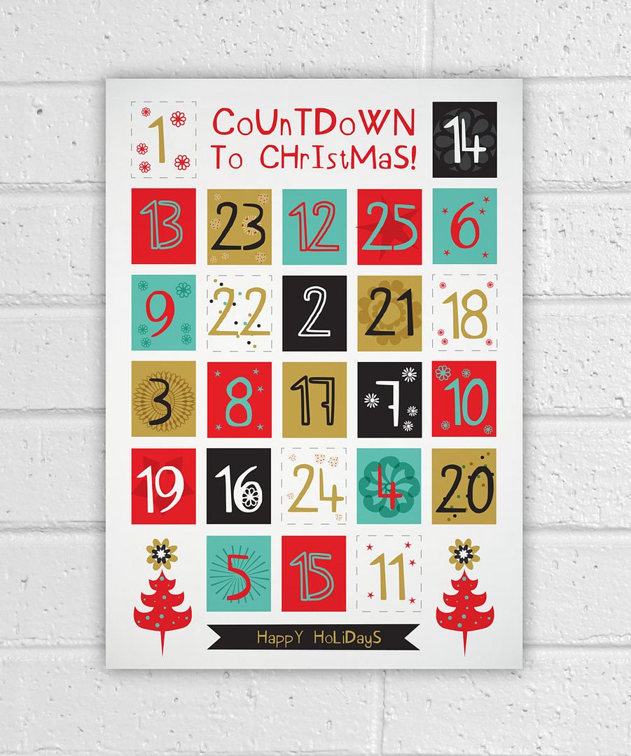 Sam Osborne Countdown to Christmas DIY Printable Advent Calendar