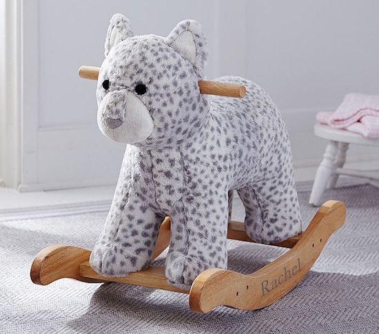 Snow Leopard trend: Snow Leopard Rocker at Pottery Barn Kids