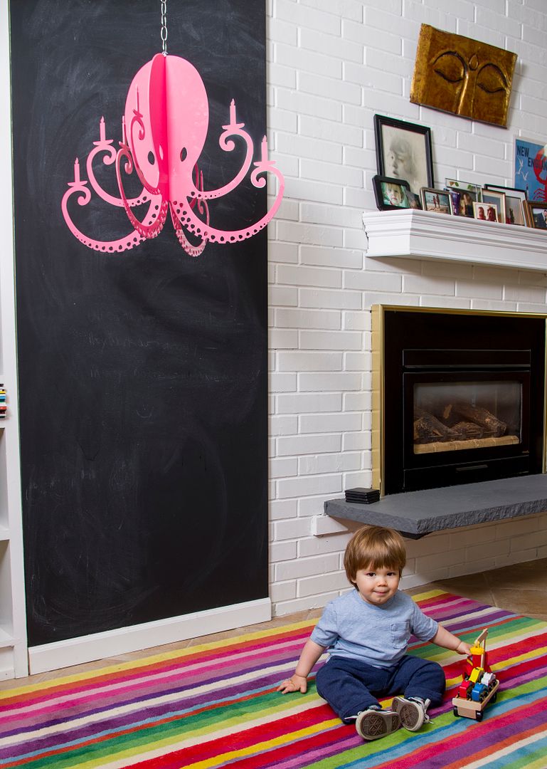 This Nicole Ketchum octopus makes the perfect kids chandelier from 