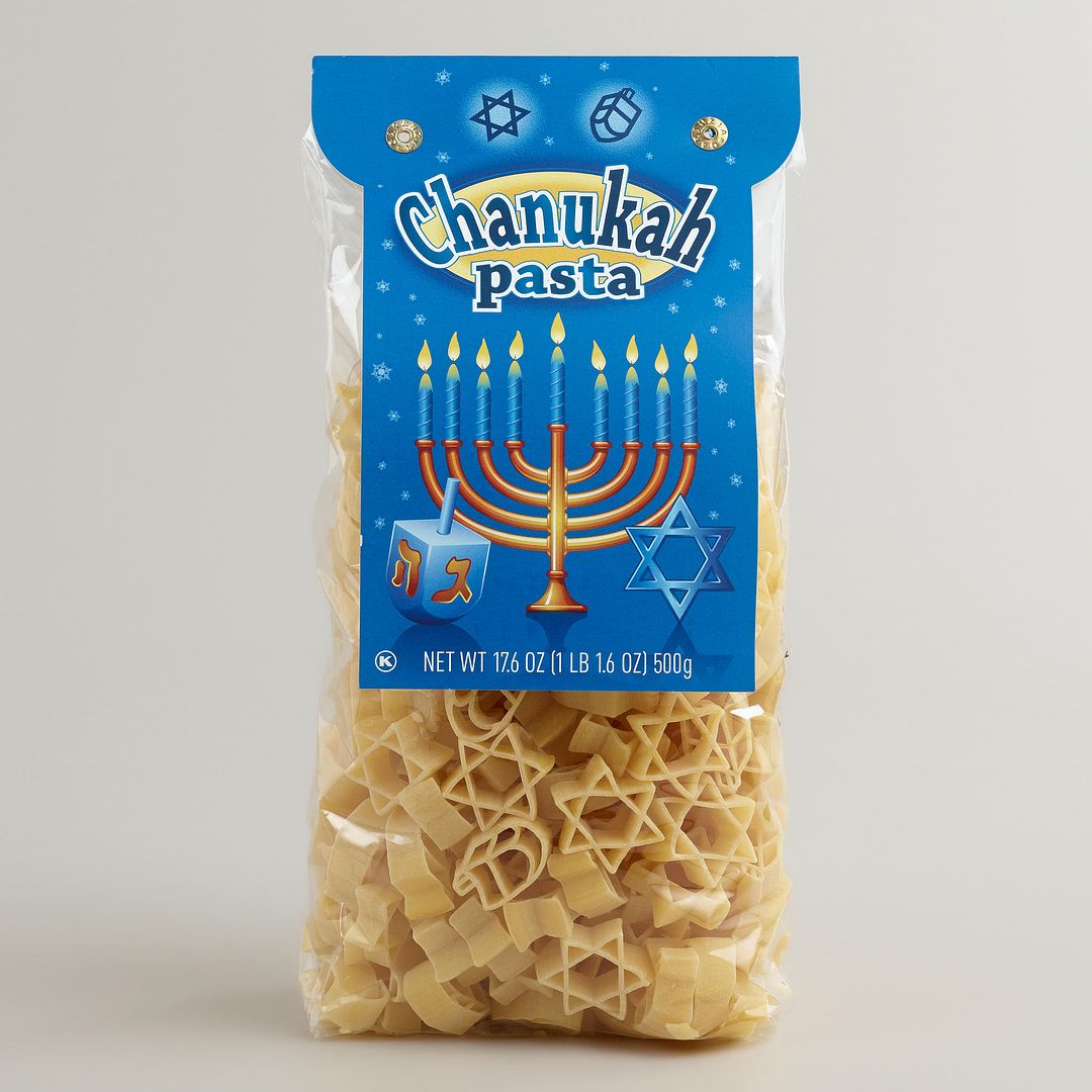 Edible gifts for Hanukkah: Chanukah Pasta | WordMarket