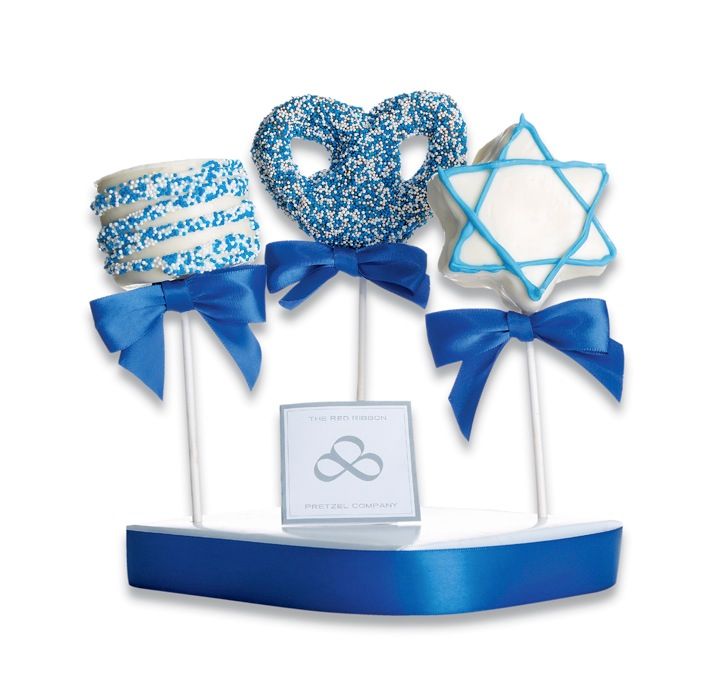 Edible gifts for Hanukkah: Treat pops | Red RibbonPretzel Company